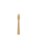 PAPSTAR 250 Pommes-Frites-Gabeln, Papier "pure" braun