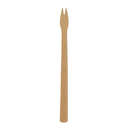 PAPSTAR 250 Pommes-Frites-Gabeln, Papier "pure" braun