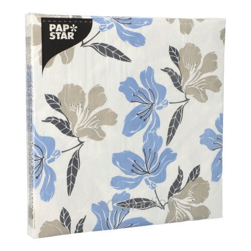 PAPSTAR 20 Servietten, 40 cm x 40 cm 3-lagig 1/4-Falz