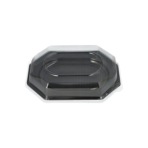 Starpak 10 Servierplatten, PET schwarz