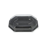 Starpak 10 Servierplatten, PET schwarz