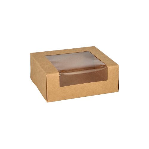 PAPSTAR 25 Sushi-Schalen, Pappe eckig braun