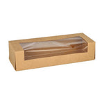 PAPSTAR 25 Sushi-Schalen, Pappe eckig braun