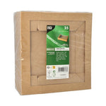 PAPSTAR 25 Sushi-Schalen, Pappe eckig braun
