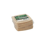PAPSTAR 25 Teller, Palmblatt "pure" natur "QUADRATO"