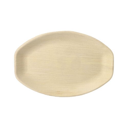 PAPSTAR 6 Tabletts, Palmblatt "pure" oval natur