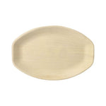 PAPSTAR 6 Tabletts, Palmblatt "pure" oval natur