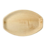 PAPSTAR 6 Tabletts, Palmblatt "pure" oval natur
