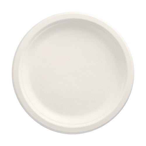 PAPSTAR 100 Teller, Zuckerrohr "pure" ungeteilt, weiss