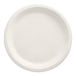 PAPSTAR 100 Teller, Zuckerrohr "pure" ungeteilt, weiss