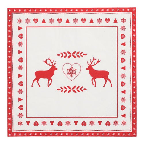 PAPSTAR 20 Servietten, 40 cm x 40 cm 3-lagig 1/4-Falz
