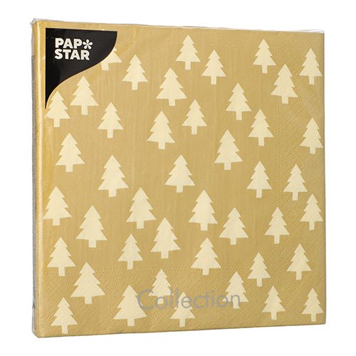 PAPSTAR 20 Servietten, 40 cm x 40 cm 3-lagig 1/4-Falz