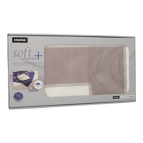 Starpak 20 Mitteldecken, stoffähnlich, Vlies "soft selection plus" 80 cm x 80 cm