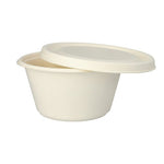PAPSTAR 25 Schalen, Zuckerrohr "pure" Ø 17 cm