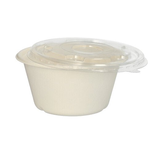 PAPSTAR 25 Schalen, Zuckerrohr "pure" Ø 17 cm