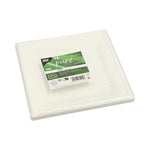 PAPSTAR 12 Teller, Zuckerrohr "pure" eckig, weiss