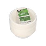 PAPSTAR 50 Schalen, Zuckerrohr "pure" weiss