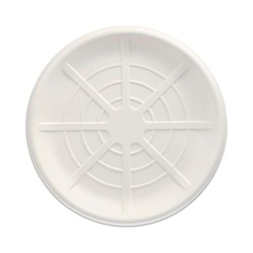 PAPSTAR 25 Servierplatten, Zuckerrohr "pure" rund