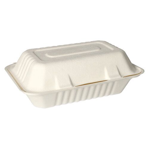 PAPSTAR 25 Menüboxen, Zuckerrohr "pure" weiss