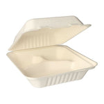 PAPSTAR 25 Menüboxen, Zuckerrohr "pure" weiss