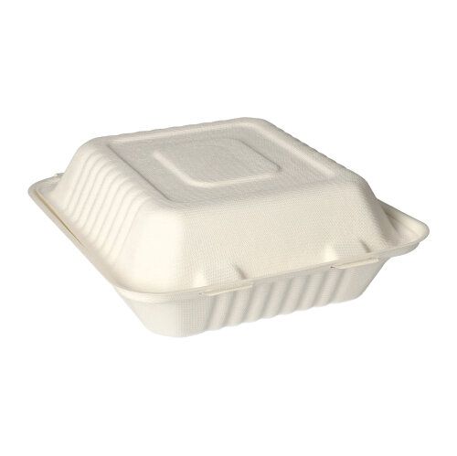 PAPSTAR 25 Menüboxen, Zuckerrohr "pure" weiss
