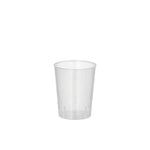 Starpak 20 Mehrweg-Gläser für Schnaps PP 4 cl Ø 4,3 cm · 5,2 cm unzerbrechlich | Folie (20 Stück)