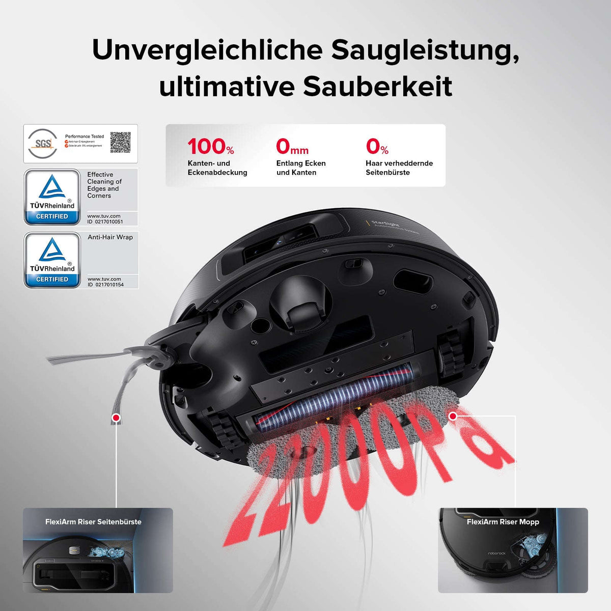 Roborock Saros Z70 Staubsaugerroboter mit mechanischem OmniGrip™ Arm Namma Markt