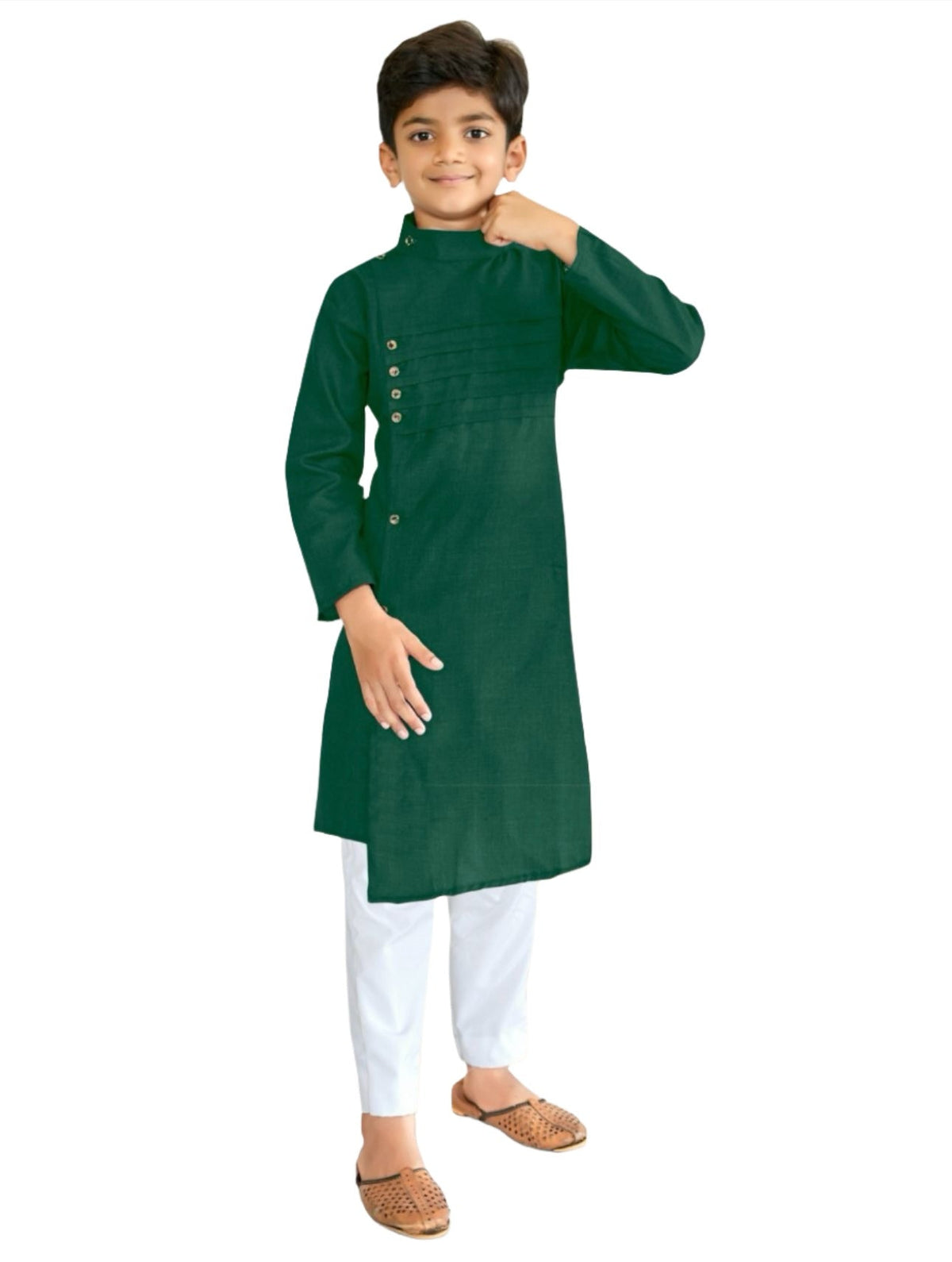 Boys Traditional kurta payjama 🧥Crosskurta🧥 green