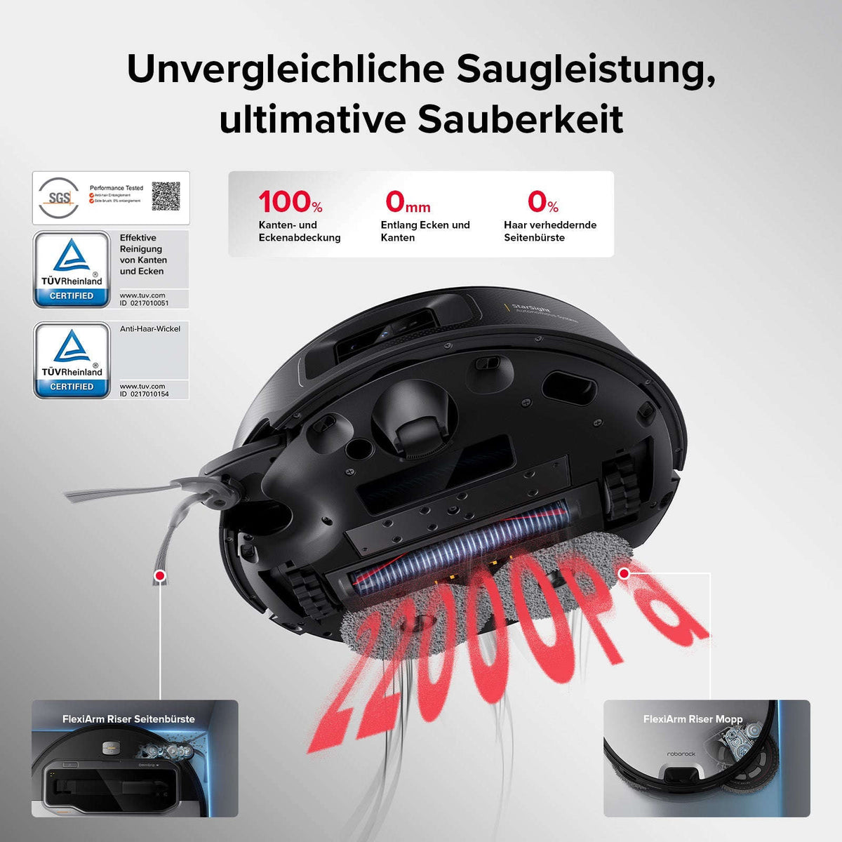Roborock Saros Z70 Staubsaugerroboter mit mechanischem OmniGrip™ Arm Namma Markt