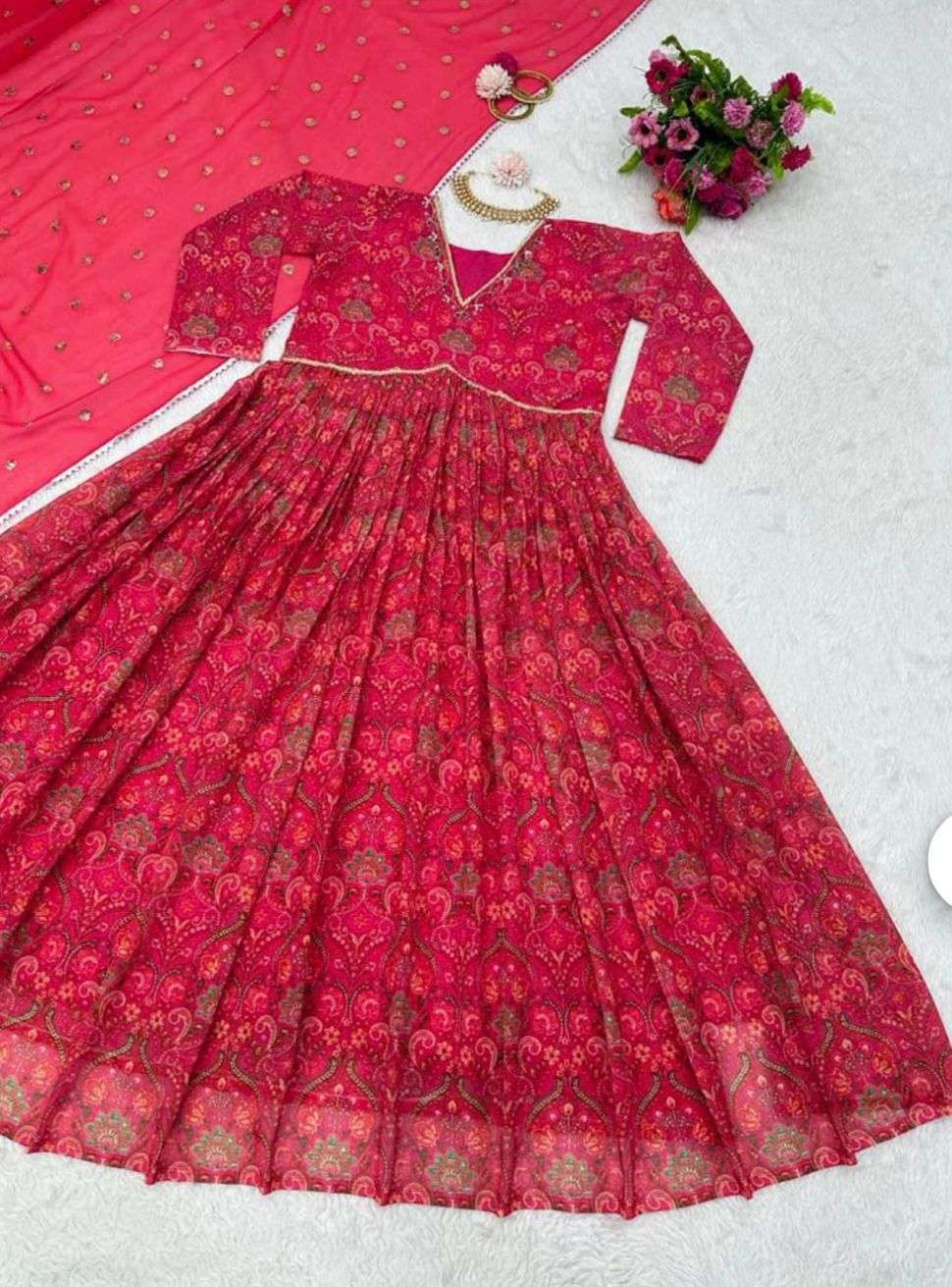 Anarkali Gown Indian Party Wear