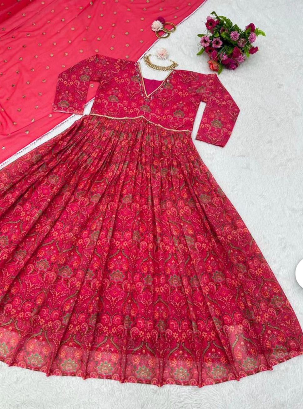 Anarkali Gown Indian Party Wear