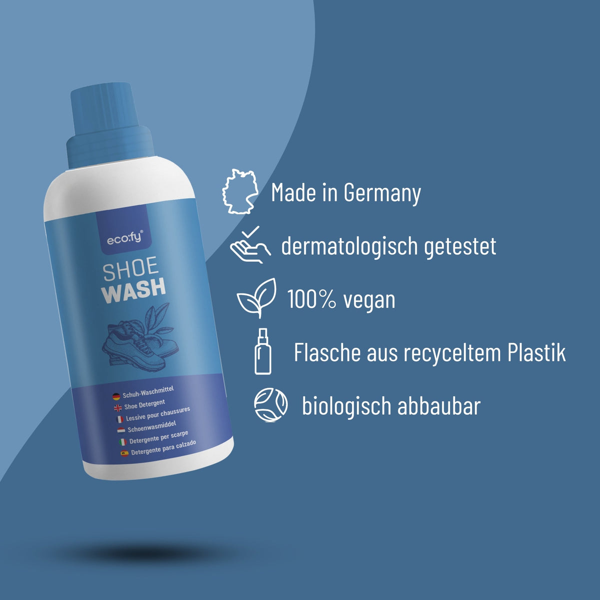 Schuhwaschmittel + Waschnetz