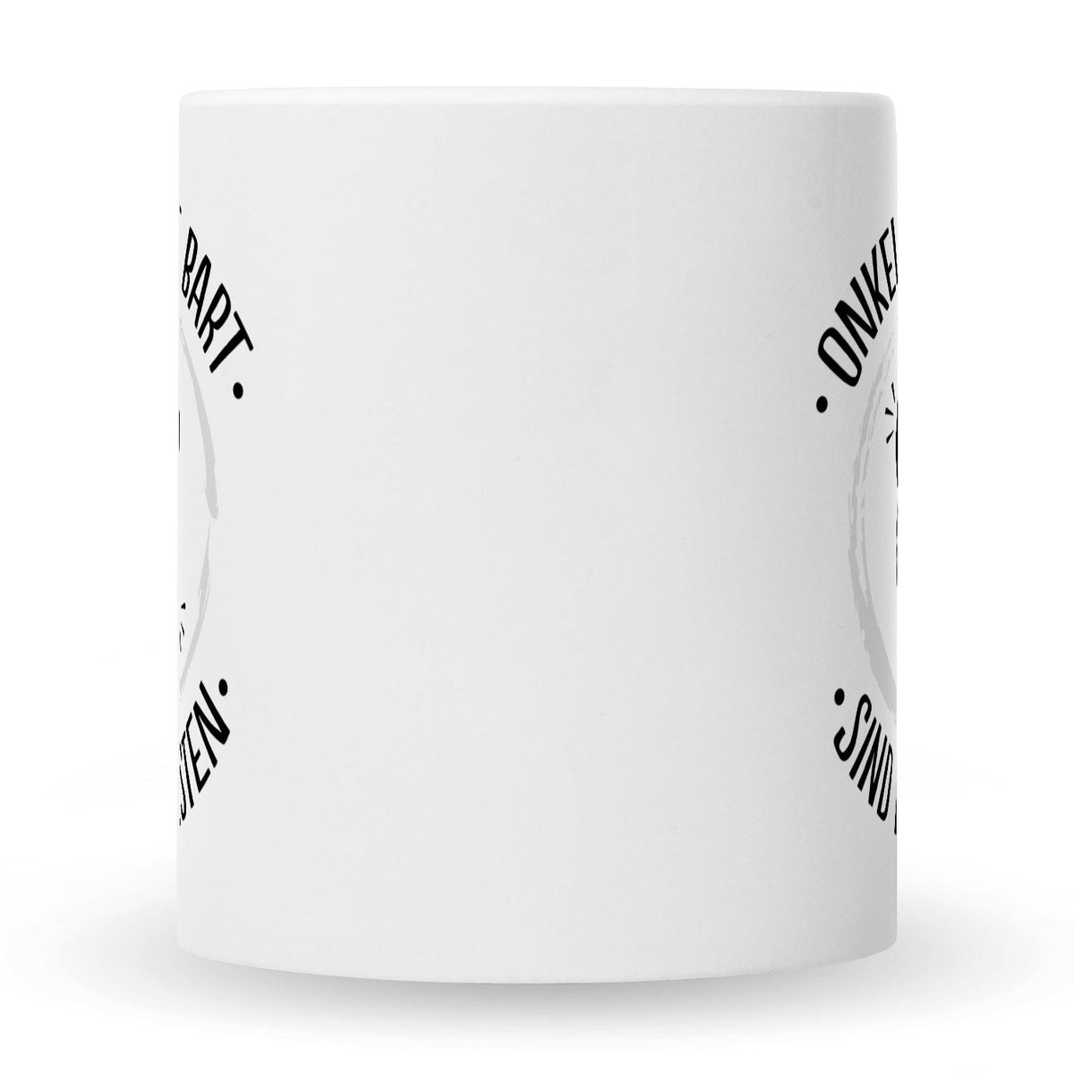 Bedruckte Tasse mit Name - Onkels mit Bart
