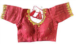 Silk Temple Coin Blouse