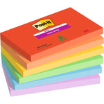 Post-it® Super Sticky Notes, 76 mm x 127 mm, 90 Blatt/Block, 100% PEFC