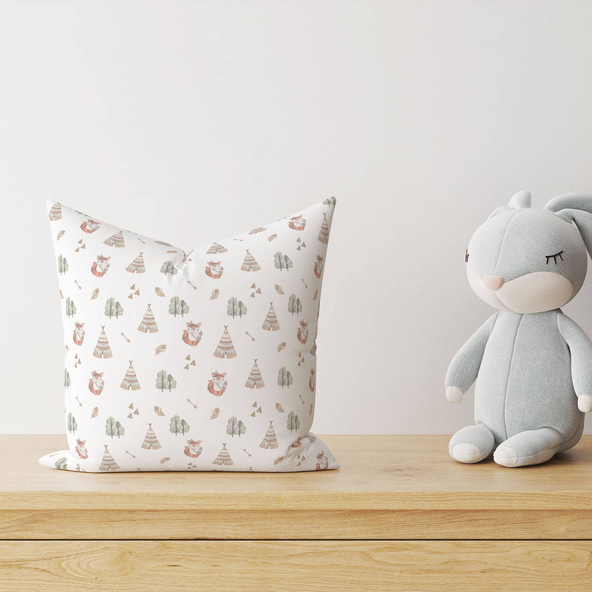 “Boho Fuchs” Premium Kinder Dekokissen