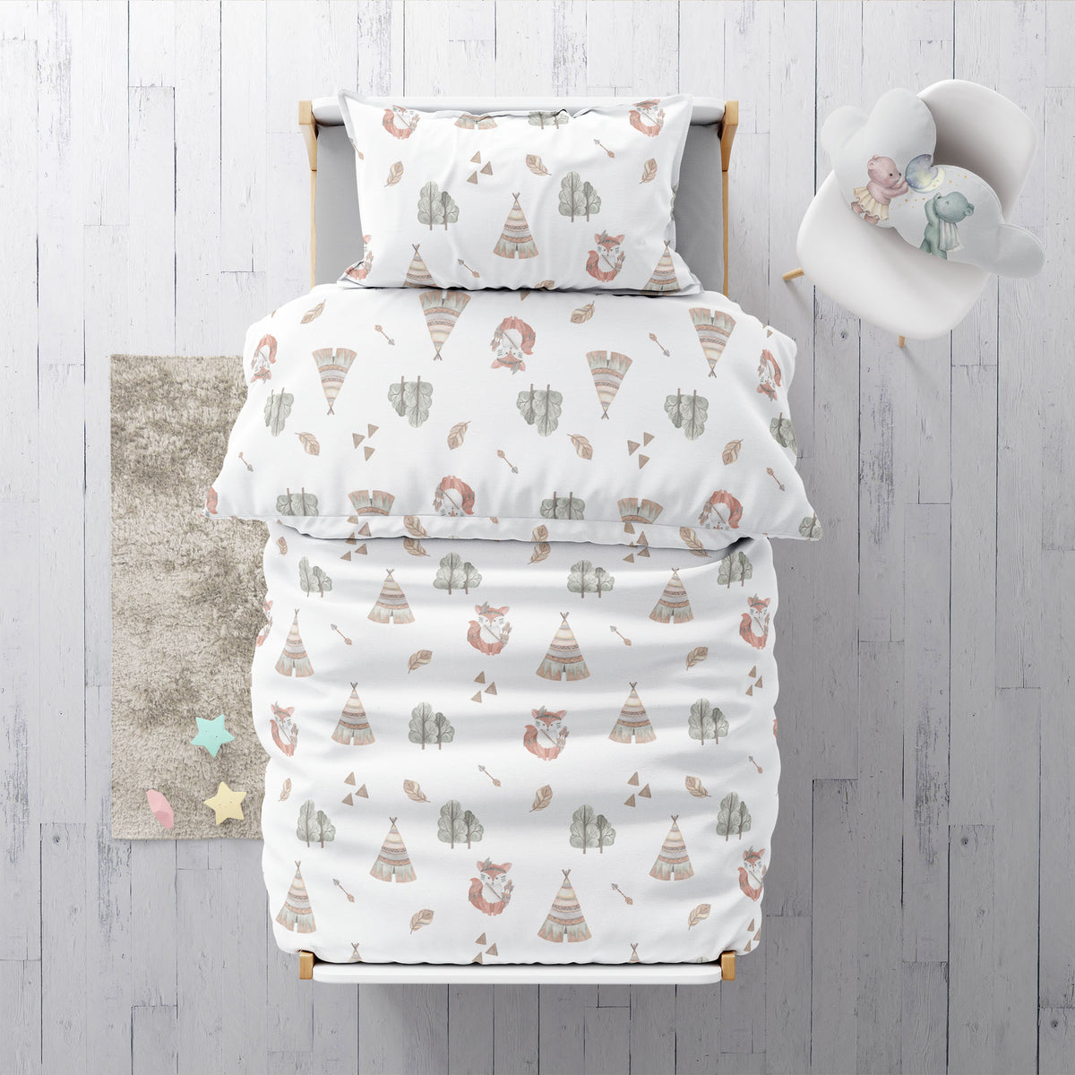 “Boho Fuchs” Premium Kinderbettwäsche