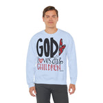 Gott liebt Seine Kinder Sweatshirt – Faith-Crewneck für Kinder und Familie