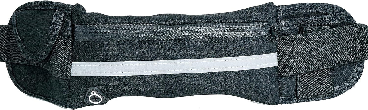 Tasche Gürteltasche Bauchtasche mit Flaschenhalter in Schwarz | System-S