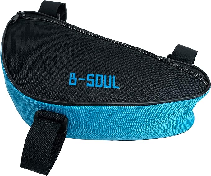 Fahrrad Tasche spritzwasserfest Dreiecktasche Rahmentasche Triangeltasche Blau | System-S