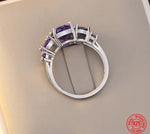 Amethyst Silver Ring