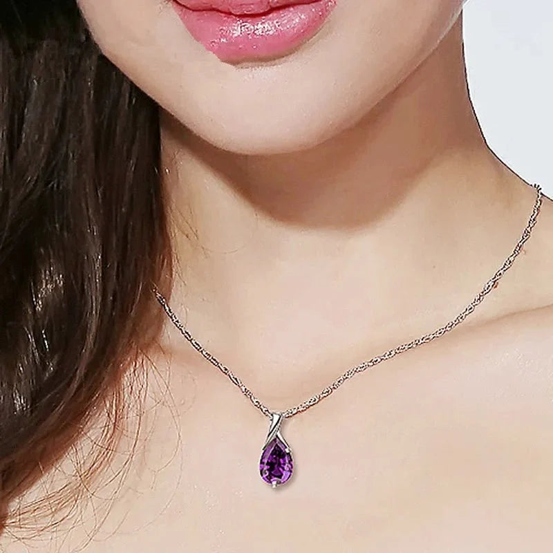 Amethyst Silver Anhaenger