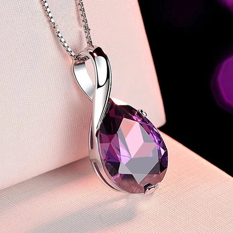 Amethyst Silver Anhaenger