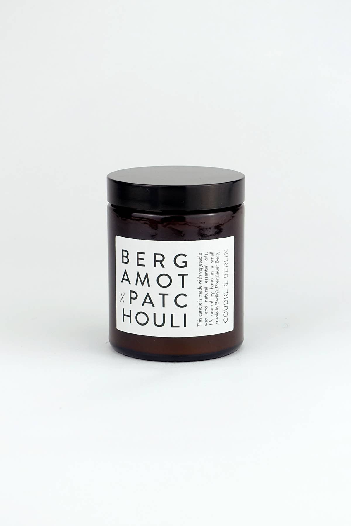 Coudre Berlin - Handgemachte Sojawachs-Kerze „Bergamot x Patchouli“ – natürlich, vegan & aromatisch