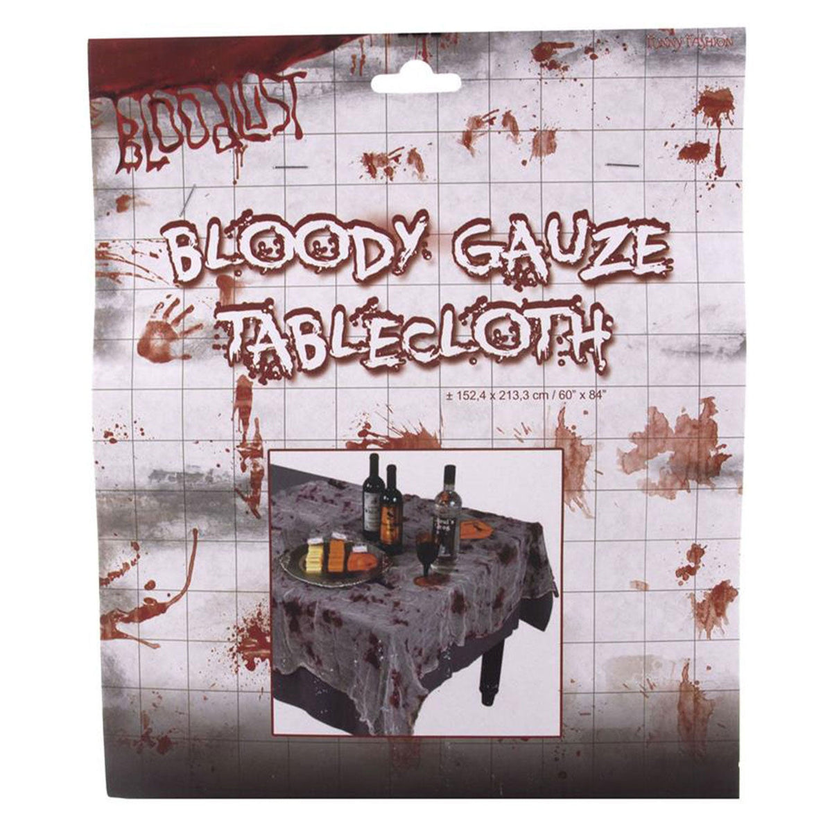 Blutige Tischdecke Halloween Dekoration 213 x 152 cm