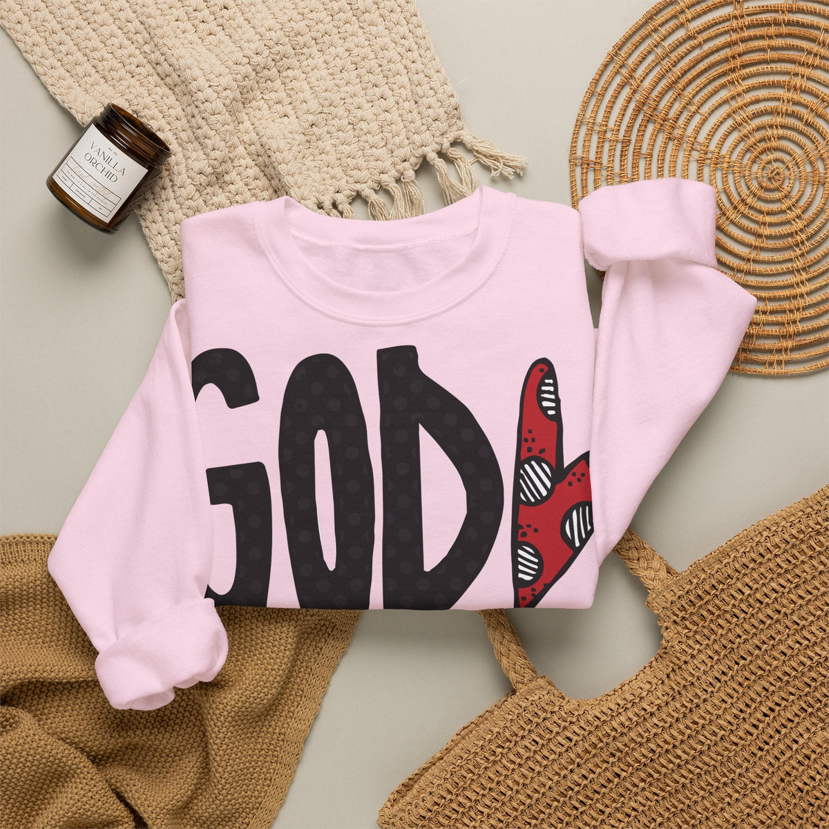 Gott liebt Seine Kinder Sweatshirt – Faith-Crewneck für Kinder und Familie