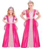 Prinzessin Kinderkostüm Kleid und Tiara | Rosa