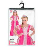 Prinzessin Kinderkostüm Kleid und Tiara | Rosa
