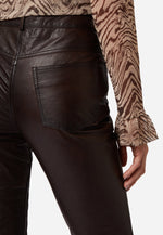 Five Pocket Lederhose Damen 9809