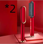 New 2 In 1 Hair Straightener Hot Comb
